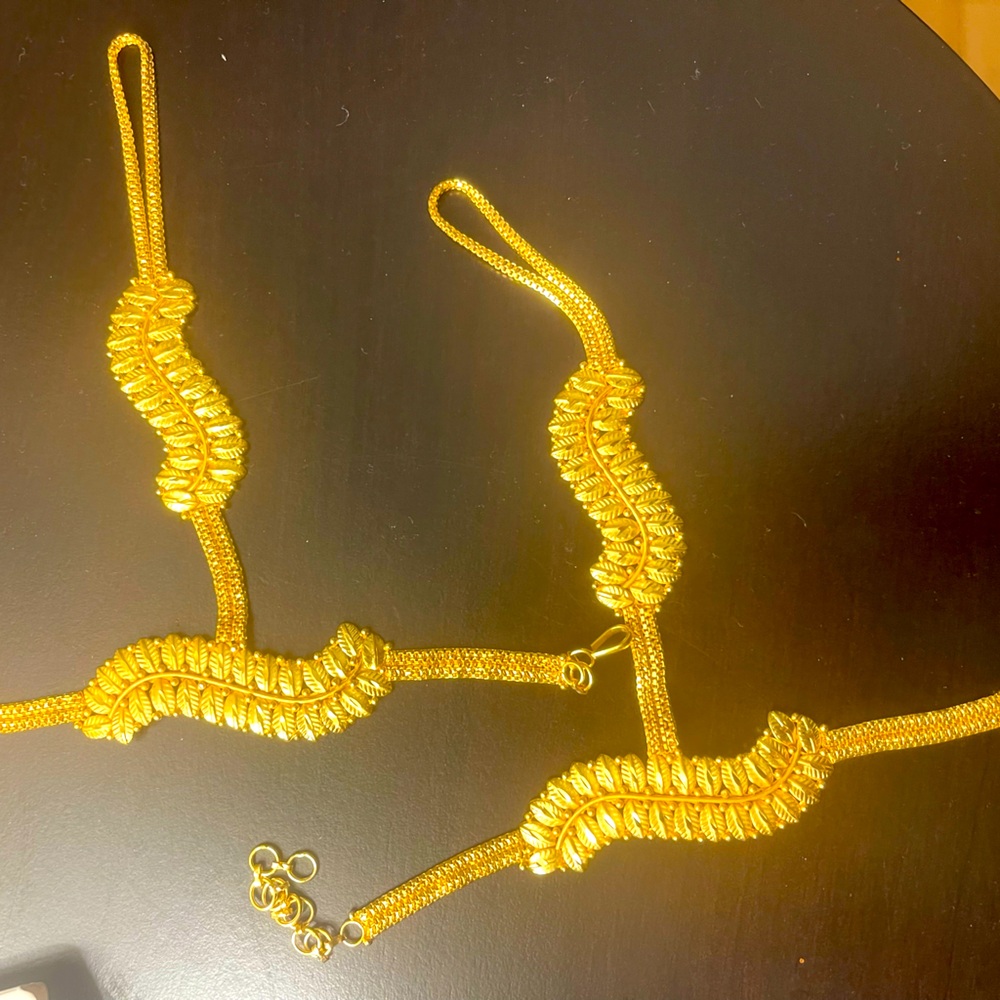 Yellow gold color bracelet